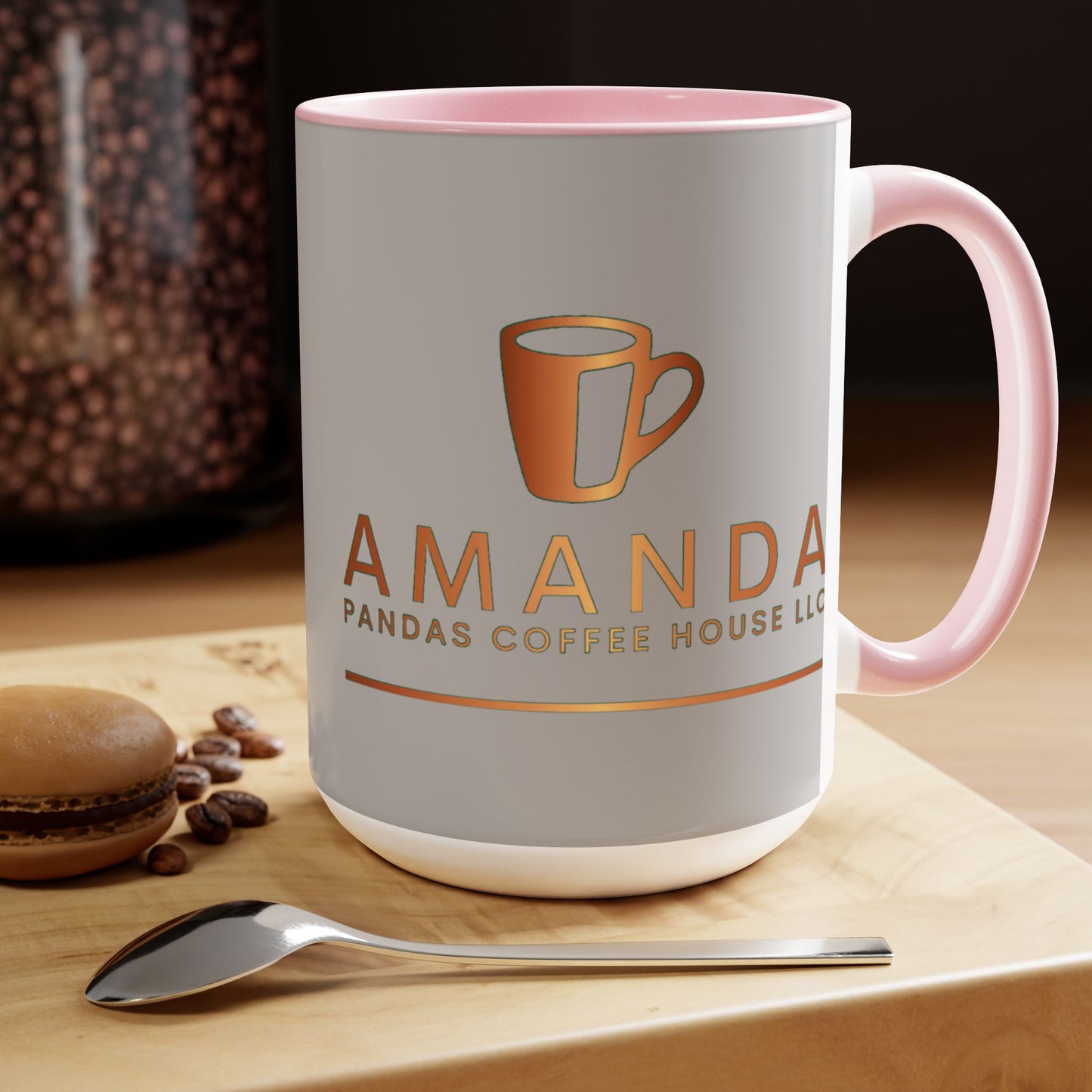 Amanda Pandas Coffee House LLC V2 Kaffeetassen, 15oz