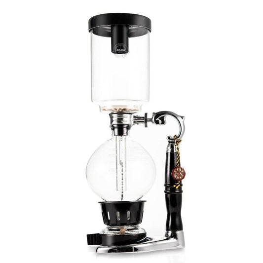 Yama Glas-Tisch-Siphon-Kaffeemaschine für 5 Tassen (Alkoholbrenner)