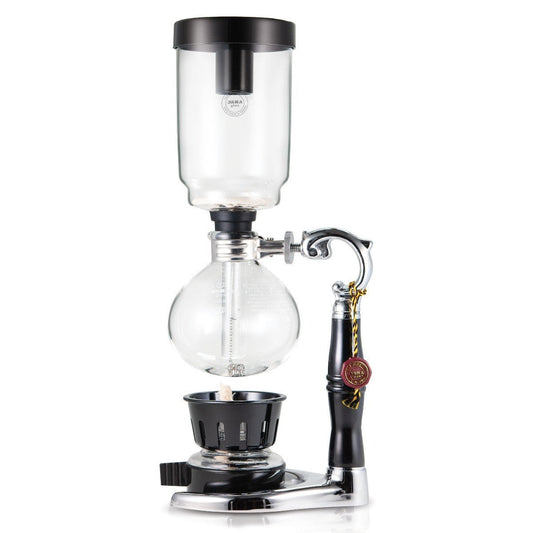 Yama Glas-Tisch-Siphon-Kaffeemaschine für 3 Tassen (Alkoholbrenner)