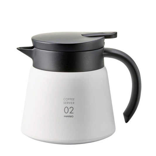 Hario V60 Vakuumisolierter Metallserver 02 – Weiß