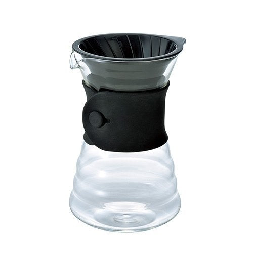 Hario V60 Tropfkaraffe mit schwarzem Griff, 700 ml